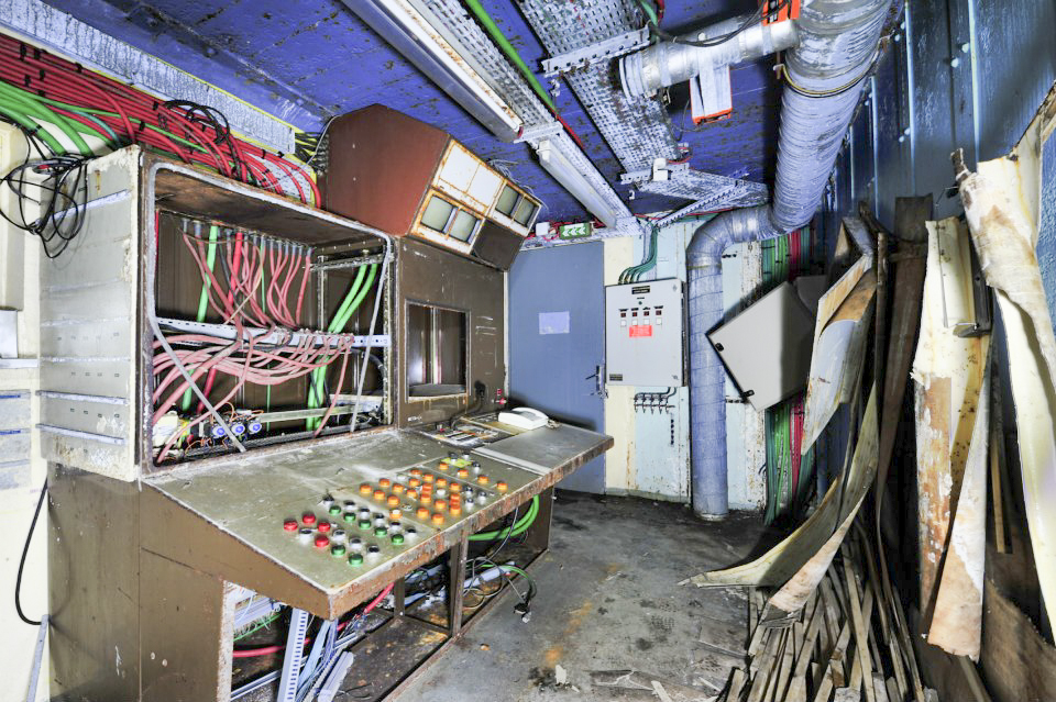 Ligne Maginot - ROCHONVILLERS - A8 - (Ouvrage d'artillerie) - Entrée munitions
Panneau de commutation - GOERGEN Claude