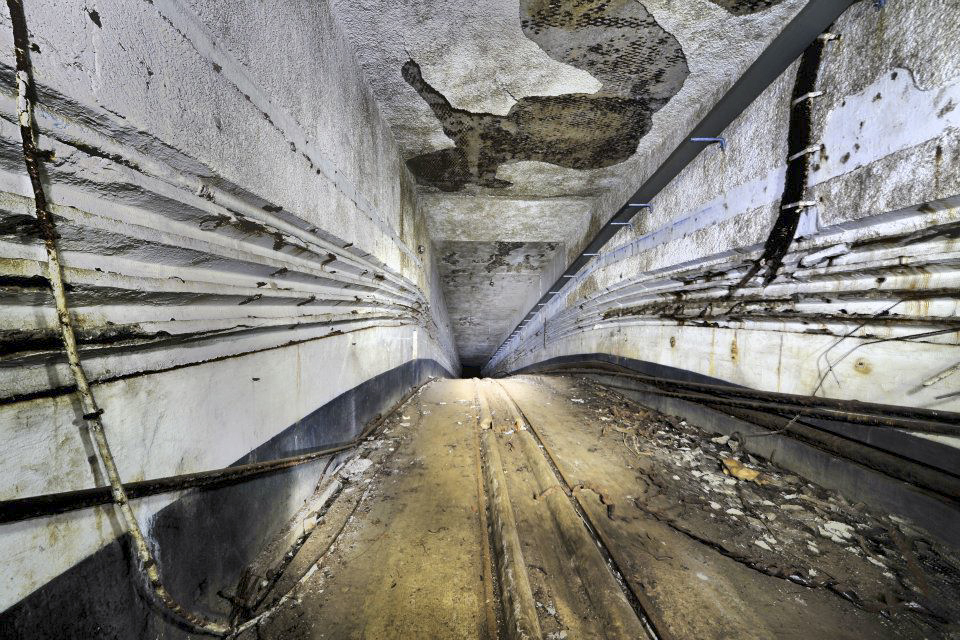 Ligne Maginot - MOLVANGE - A9 - (Ouvrage d'artillerie) - Entrée des munitions
Le plan-incliné - GOERGEN Claude