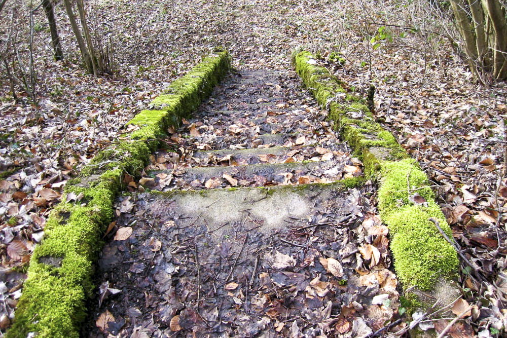 Ligne Maginot - MOLVANGE - A9 - (Ouvrage d'artillerie) - Escaliers qui mène de l'esplanade de l'EM vers l'EH - Michel Teiten