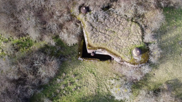 Ligne Maginot - LEMBACH - (Ouvrage d'infanterie) - Bloc 2
Vue aérienne du bloc