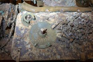 Ligne Maginot - MICHELSBERG - A22 - (Ouvrage d'artillerie) - Garage des locotracteurs
Locotracteur Vetra : détail