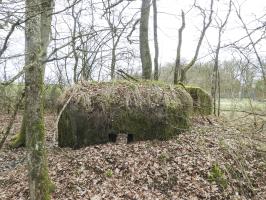 Ligne Maginot - SCHIRMENSTUDEN 10 - (Blockhaus pour arme infanterie) - La façade de tir vers l'Est.