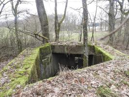 Ligne Maginot - SCHIRMENSTUDEN 10 - (Blockhaus pour arme infanterie) - Une vue du dessus du blockhaus.