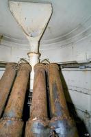 Ligne Maginot - MOLVANGE - A9 - (Ouvrage d'artillerie) - Bloc 3
Tourelle de 81 mm
La chambre de tir
Les tubes de mortier de 81 mm 