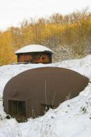 Ligne Maginot - MOLVANGE - A9 - (Ouvrage d'artillerie) - Bloc 6
Tourelle mitrailleuse en position de tir au-dessus de la cloche JM