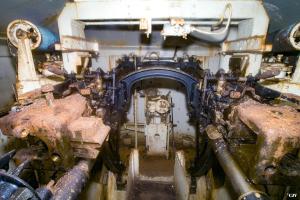 Ligne Maginot - MOLVANGE - A9 - (Ouvrage d'artillerie) - Bloc 10
Tourelle de 75 mle 33