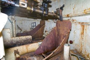 Ligne Maginot - MOLVANGE - A9 - (Ouvrage d'artillerie) - Bloc 10
Tourelle de 75 mle 33