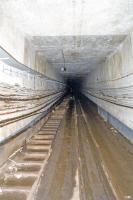 Ligne Maginot - MOLVANGE - A9 - (Ouvrage d'artillerie) - Le plan incliné vu d'en bas