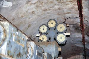 Ligne Maginot - MOLVANGE - A9 - (Ouvrage d'artillerie) - Poste de transformation souterrain de l'ouvrage
Les indicateurs de tension et puissance