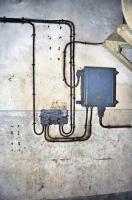 Ligne Maginot - MOLVANGE - A9 - (Ouvrage d'artillerie) - Casernement
Le système de commande de la ventilation (Régimes Normal ou Gazé)