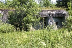 Ligne Maginot - ECOUVIEZ OUEST - (Casemate d'infanterie - Simple) - Noter le tracé pseudo bastionné du front de gorge.