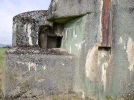 Ligne Maginot - MOIRY - (Casemate d'infanterie - Double) - Le logement pour le projecteur blindé