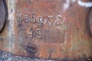 Ligne Maginot - MOIRY - (Casemate d'infanterie - Double) - Marquage sur la cloche