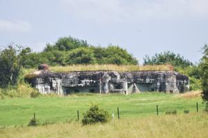 Ligne Maginot - MOIRY - (Casemate d'infanterie - Double) - Vue générale Sud