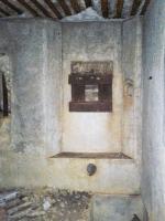 Ligne Maginot - MY3 - (Blockhaus lourd type STG / STG-FCR - Simple) - Chambre de tir.
Créneau pour mitrailleuse ou FM muni d'une trémie Condé et de deux goulottes lance-grenades (au pied et à droite).