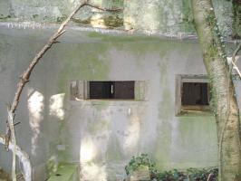 Ligne Maginot - MY5 - (Blockhaus lourd type STG / STG-FCR - Double) - Face ouest, les créneaux