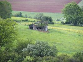 Ligne Maginot - MY6 - (Blockhaus lourd type STG / STG-FCR - Double) - Pris de l'observatoire Harauchamps
