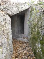 Ligne Maginot - PLANET 3 - (Blockhaus pour arme infanterie) - Entrée de la galerie menant à Planet 3, à partir de la tranchée ouest.