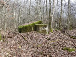 Ligne Maginot - SCHEIDWALD 10 - (Blockhaus pour arme infanterie) - La façade de tir.