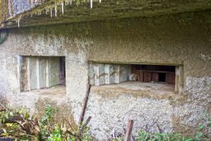 Ligne Maginot - MY10 - (Blockhaus lourd type STG / STG-FCR - Double) - Créneau AC et mitrailleuse