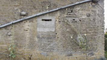 Ligne Maginot - B11 - PASSAGE à NIVEAU - (Blockhaus pour arme infanterie) - Créneau FM vers la Croix Simon 