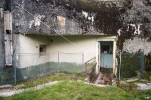 Ligne Maginot - SAINTE MARIE - (Casemate d'infanterie - Simple) - L'entrée de la casemate. Terrain Privé