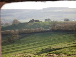 Ligne Maginot - THONNE LE THIL - (Casemate d'infanterie - Double) - Vue vers Guerlette pris du créneau