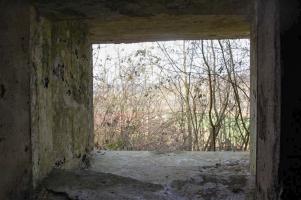 Ligne Maginot - G7 - (Blockhaus lourd type STG / STG-FCR - Simple) - Vue au travers d'un créneau de tir