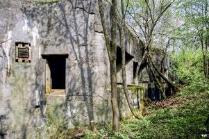 Ligne Maginot - LA HIGNY - (Casemate d'artillerie) - Vue sur la façade