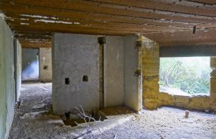 Ligne Maginot - LA HIGNY - (Casemate d'artillerie) - Alignement des deux chambres de tir pour pièce de 75