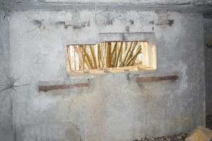 Ligne Maginot - MB11 - LA PIECE DU POIRIER - (Blockhaus pour canon) - Un des deux créneaux de tir