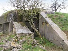 Ligne Maginot - MB16 - (Blockhaus pour canon) - L'entrée