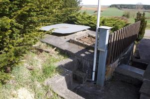 Ligne Maginot - MT121 - (Cuve pour arme d'infanterie) - Vue du dessus de l'ouvrage