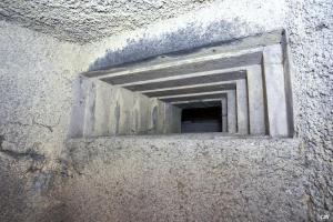 Ligne Maginot - MB21 - (Blockhaus pour canon) - Le creneau pour mitrailleur