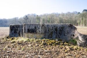 Ligne Maginot - MB30 - (Blockhaus pour arme infanterie) - Front du blockhaus