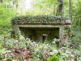 Ligne Maginot - MBA7 - (Blockhaus pour arme infanterie) - La face arrière