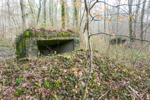 Ligne Maginot - MBA7 - (Blockhaus pour arme infanterie) - Les deux boucliers