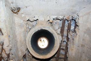 Ligne Maginot - MB52 - (Blockhaus lourd type STG / STG-FCR - Simple) - A l'intérieur goulotte lance grenade