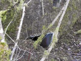 Ligne Maginot - BB306 - (Blockhaus pour arme infanterie) - L'entrée remblayée.