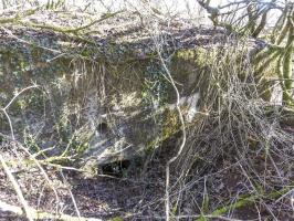 Ligne Maginot - BB305 - (Blockhaus pour arme infanterie) - L'entrée est remblayée.