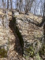 Ligne Maginot - PLANET - (Ouvrage d'infanterie) - Tranchée sud est
15.   Accès au Planet 7