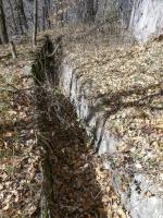 Ligne Maginot - PLANET - (Ouvrage d'infanterie) - Tranchée sud est
17.   