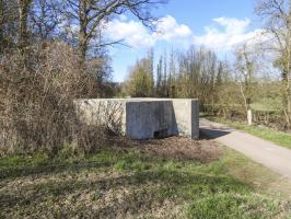 Ligne Maginot - CB164 - THEILBUSCH - (Blockhaus pour canon) - Les abords du blockhaus sont nettoyés
2023