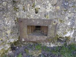 Ligne Maginot - CB611BIS - MOULIN BAS OUEST - (Blockhaus pour arme infanterie) - La trémie Condé du blockhaus.