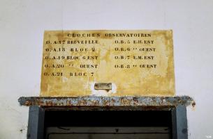 Ligne Maginot - FERMONT - A2 - (Ouvrage d'artillerie) - PC de l'ouvrage
Indicatifs des cloches observatoires du secteur