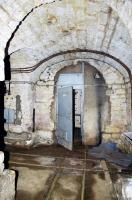 Ligne Maginot - FERMONT - A2 - (Ouvrage d'artillerie) - Bloc 3
Couloir avec voie de 60 et plaque tournante au niveau du PC. L'alvéole de stockage a été transformée en chambre de repos