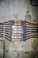 Ligne Maginot - FERMONT - A2 - (Ouvrage d'artillerie) - Bloc 5
Manchons de connexion des câbles téléphoniques
