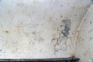 Ligne Maginot - FERMONT - A2 - (Ouvrage d'artillerie) - Chambre de troupe
Graffiti