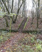 Ligne Maginot - MOLVANGE - A9 - (Ouvrage d'artillerie) - Escaliers qui mène de l'esplanade de l'EM vers l'EH