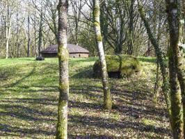 Ligne Maginot - HACKENBERG - A19 - (Ouvrage d'artillerie) - Bloc 2
Tourelle de 75/33 et cloche GFM